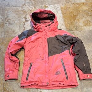 Obermeyer Pink and Brown Kids Raincoat